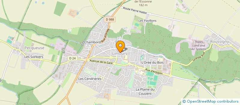 localisation de l'entreprise SCI SHANA-JOANNA  LIMOURS