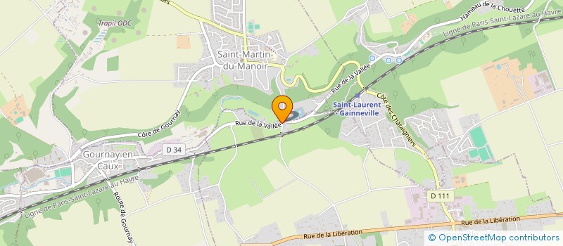 localisation de l'entreprise SCI SHANAD  GAINNEVILLE