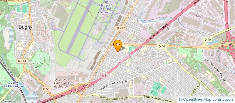 localisation de l'entreprise SCI SHANAN  LE BLANC-MESNIL