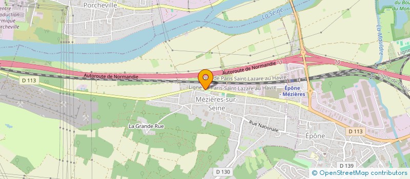 localisation de l'entreprise SCI SHANGHAI  MEZIERES-SUR-SEINE