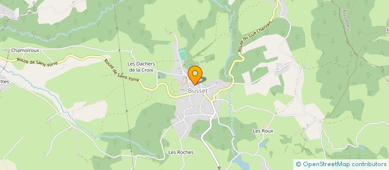 localisation de l'entreprise SCI SHANIA à BUSSET