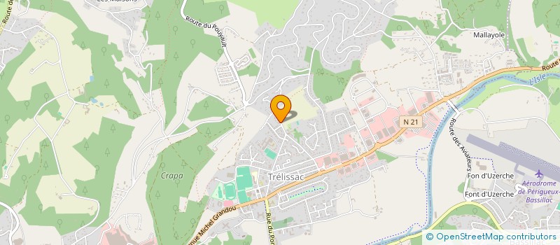 localisation de l'entreprise SCI SHANTI  TRELISSAC