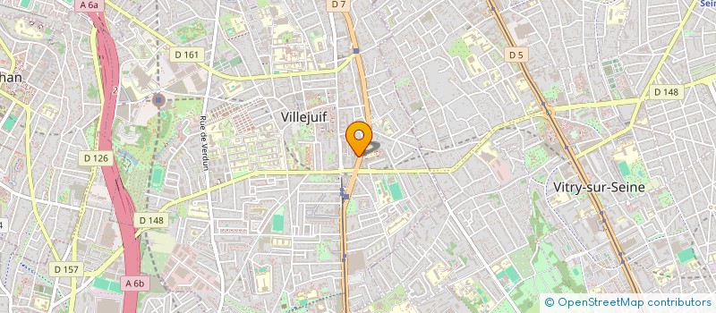 localisation de l'entreprise SCI SHAO ZHU à VILLEJUIF
