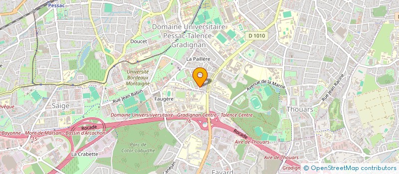 localisation de l'entreprise SCI SHARANA à PESSAC
