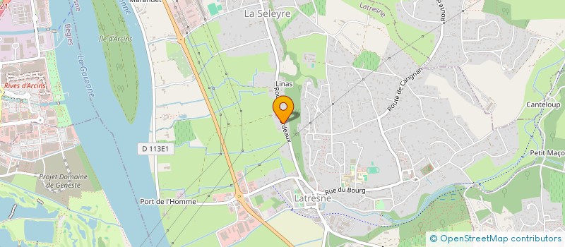 localisation de l'entreprise SCI SHARDANA  LATRESNE