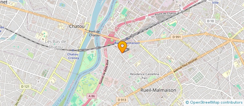 localisation de l'entreprise SCI SHARE à RUEIL-MALMAISON