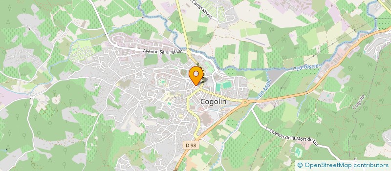 localisation de l'entreprise SCI SHAREEN  COGOLIN