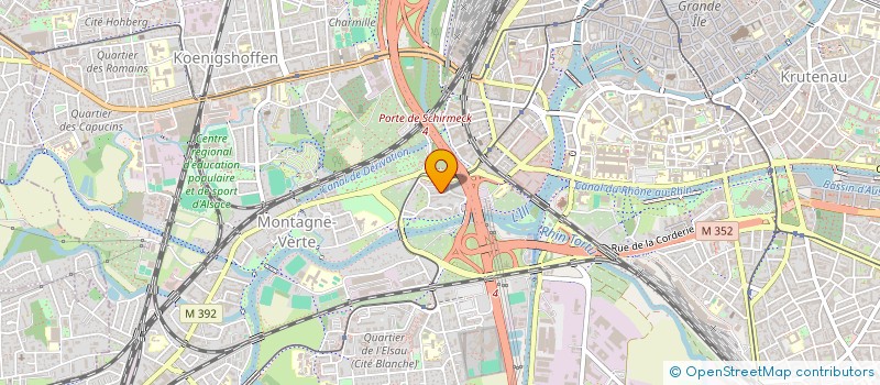 localisation de l'entreprise SCI SHARK  STRASBOURG