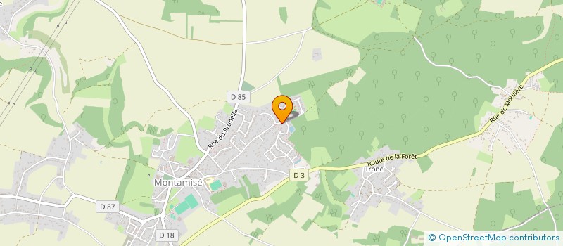 localisation de l'entreprise SCI SHARK  MONTAMISE