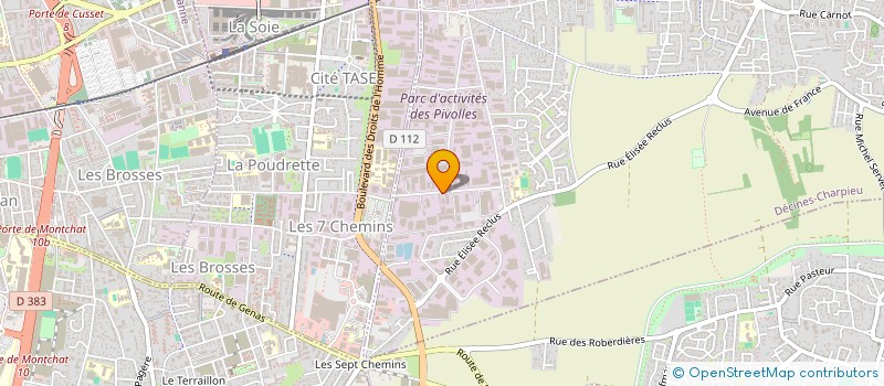 localisation de l'entreprise SCI SHARLEEN IMMO  DECINES-CHARPIEU