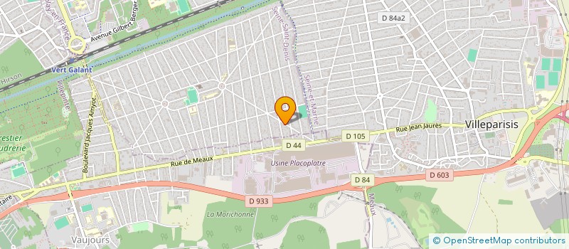 localisation de l'entreprise SCI SHARLEXIS à TREMBLAY-EN-FRANCE