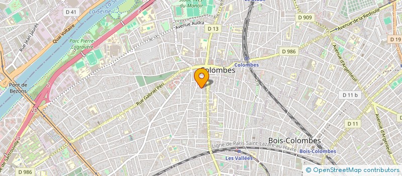 localisation de l'entreprise SCI SHARM à COLOMBES