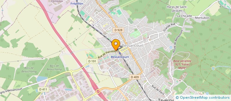 localisation de l'entreprise SCI SHASA  BESSANCOURT