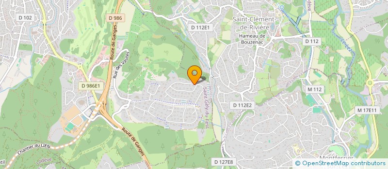 localisation de l'entreprise SCI SHAYMA  SAINT-GELY-DU-FESC