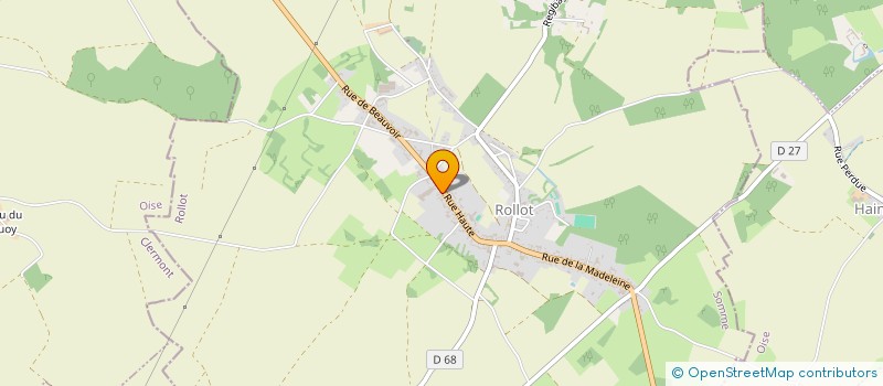 localisation de l'entreprise SCI SHB2A  ROLLOT