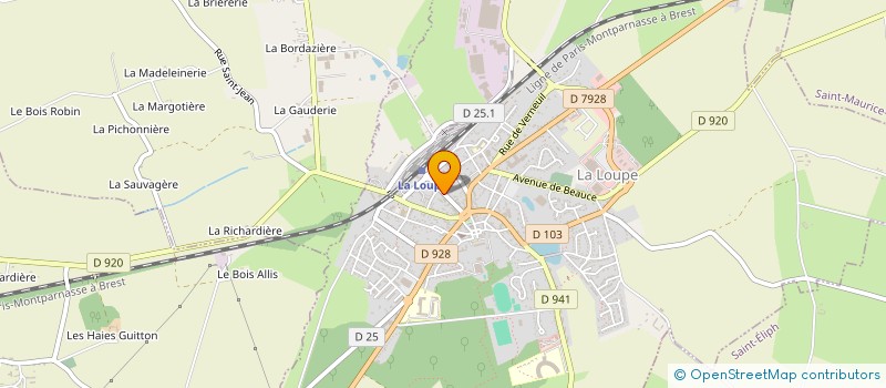 localisation de l'entreprise SCI SHCR à LA LOUPE