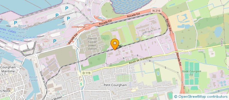 localisation de l'entreprise SCI SHED  CALAIS