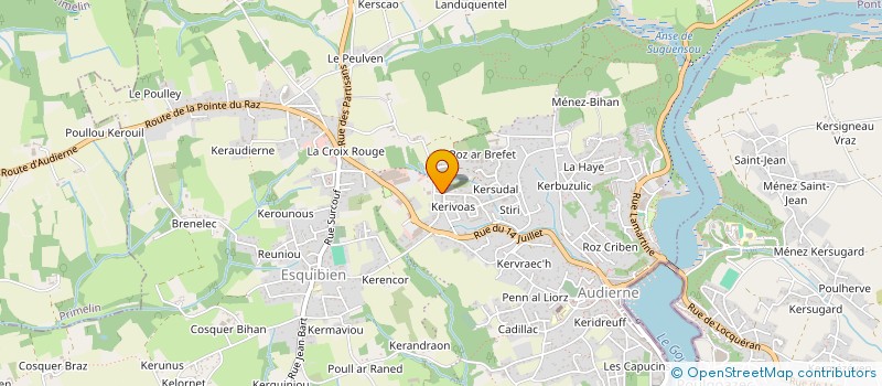 localisation de l'entreprise SCI SHED  AUDIERNE