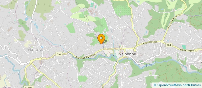 localisation de l'entreprise SCI SHEHERAZADE  CHATEAUNEUF-GRASSE