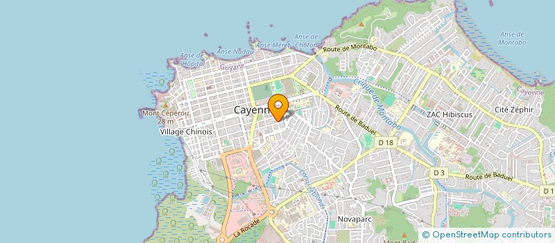 localisation de l'entreprise SCI SHEIKBOUDOU  CAYENNE