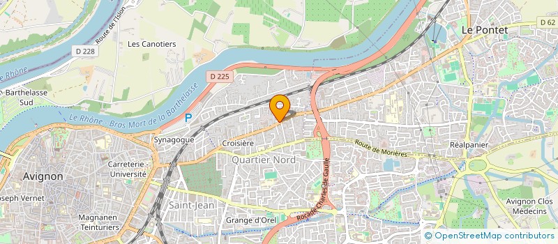 localisation de l'entreprise SCI SHEKI  AVIGNON