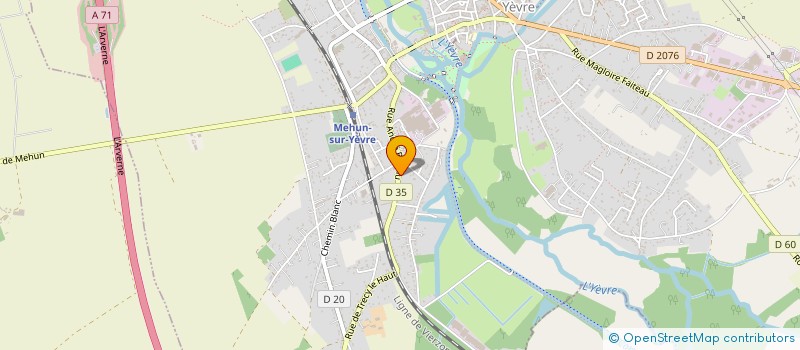 localisation de l'entreprise SCI SHELBY INVEST  MEHUN-SUR-YEVRE