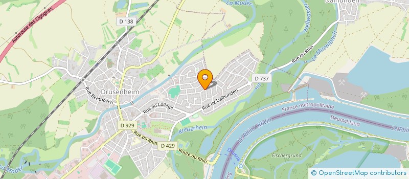 localisation de l'entreprise SCI SHELLY  DRUSENHEIM