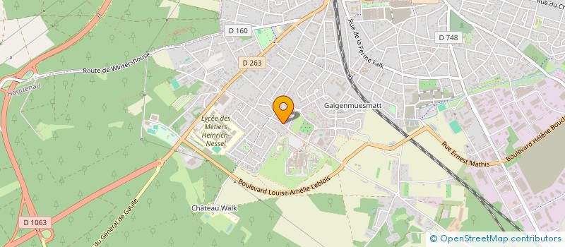 localisation de l'entreprise SCI SHELTER  HAGUENAU