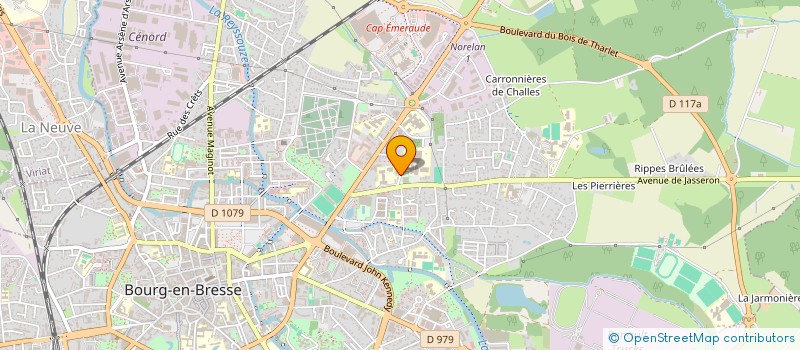 localisation de l'entreprise SCI SHEMS  BOURG-EN-BRESSE