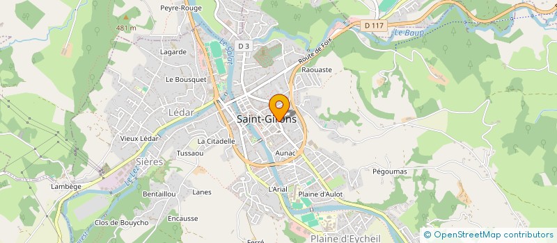 localisation de l'entreprise SCI SHEN à SAINT-GIRONS