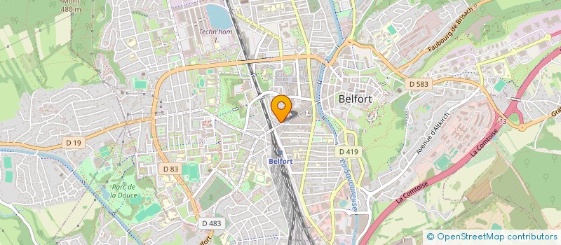 localisation de l'entreprise SCI SHEN QI  BELFORT