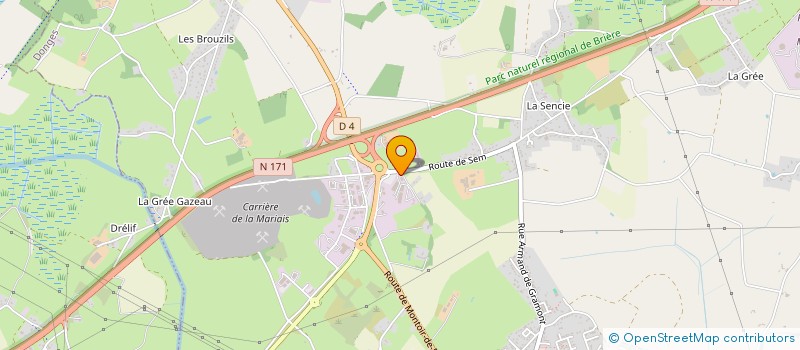 localisation de l'entreprise SCI SHERALEX  DONGES