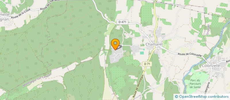 localisation de l'entreprise SCI SHERAZADE  CHAMARET