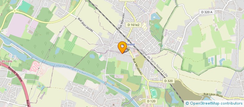 localisation de l'entreprise SCI SHERDAN  AUBY