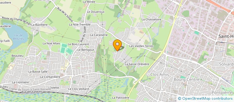 localisation de l'entreprise SCI SHERGO  ST-HERBLAIN