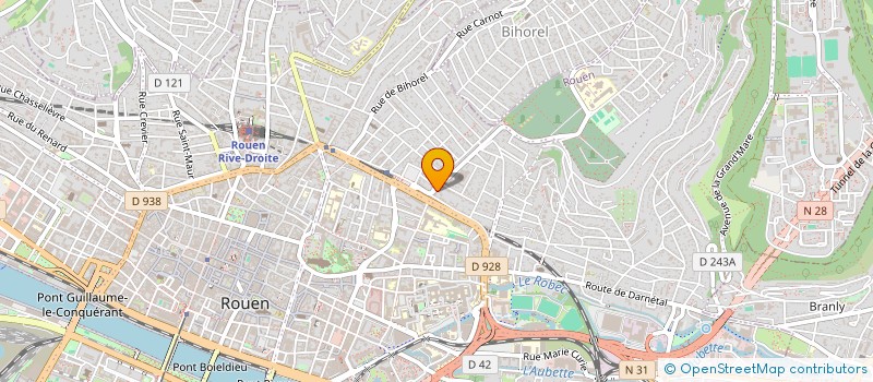 localisation de l'entreprise SCI SHERMAN à ROUEN