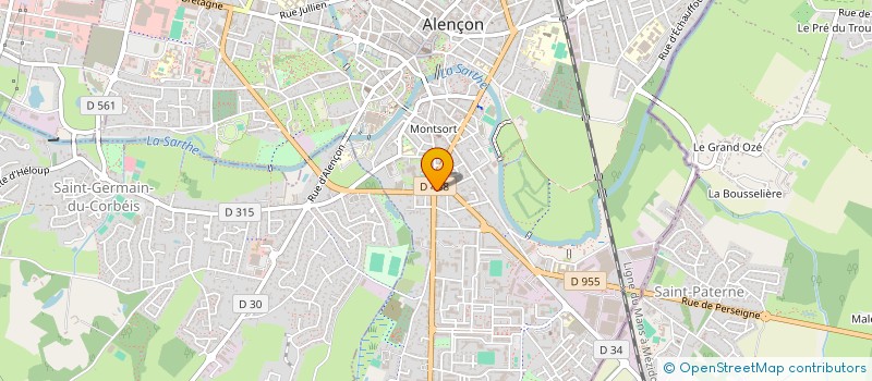 localisation de l'entreprise SCI SHERMAN à ALENCON