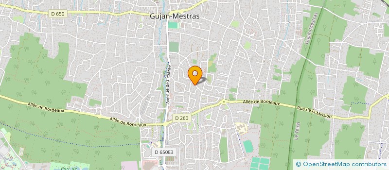 localisation de l'entreprise SCI SHEY à GUJAN-MESTRAS