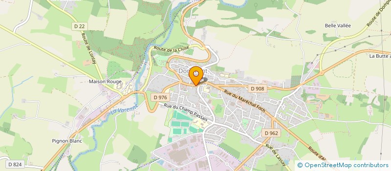 localisation de l'entreprise SCI SHI à DOMFRONT-EN-POIRAIE