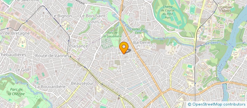 localisation de l'entreprise SCI SHINING  NANTES