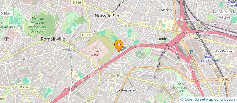 localisation de l'entreprise SCI SHIREL à NOISY-LE-SEC