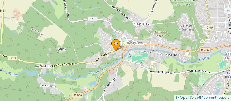 localisation de l'entreprise SCI SHIRLEY  CHEVREUSE