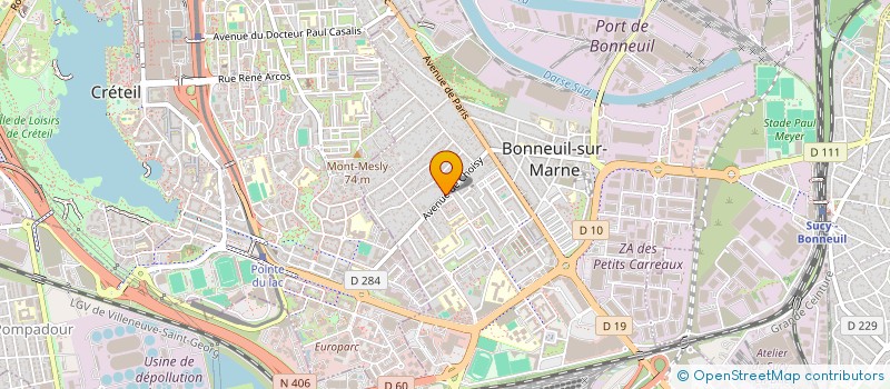 localisation de l'entreprise SCI SHISHOU à BONNEUIL-SUR-MARNE