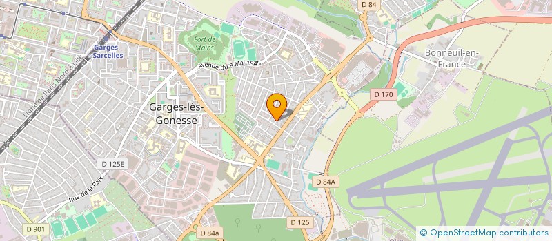 localisation de l'entreprise SCI SHIVA à GARGES-LES-GONESSE