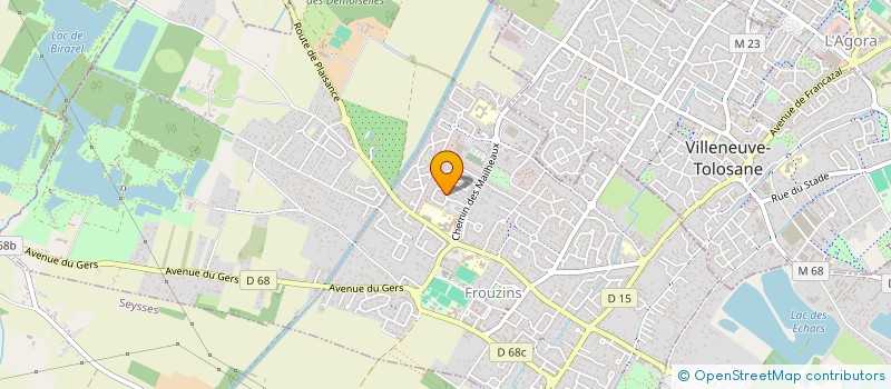 localisation de l'entreprise SCI SHIVA  FROUZINS