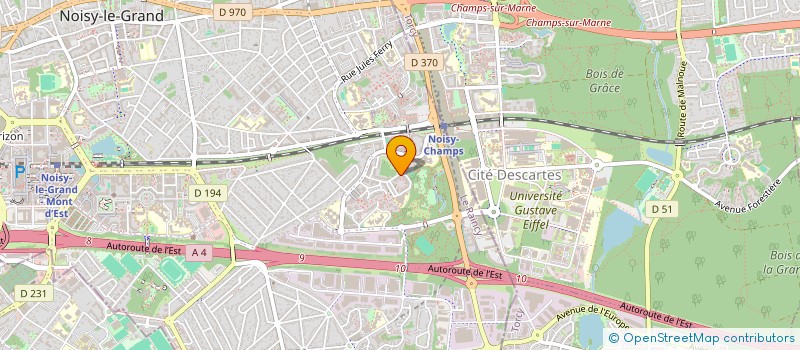 localisation de l'entreprise SCI SHIVAM à NOISY-LE-GRAND