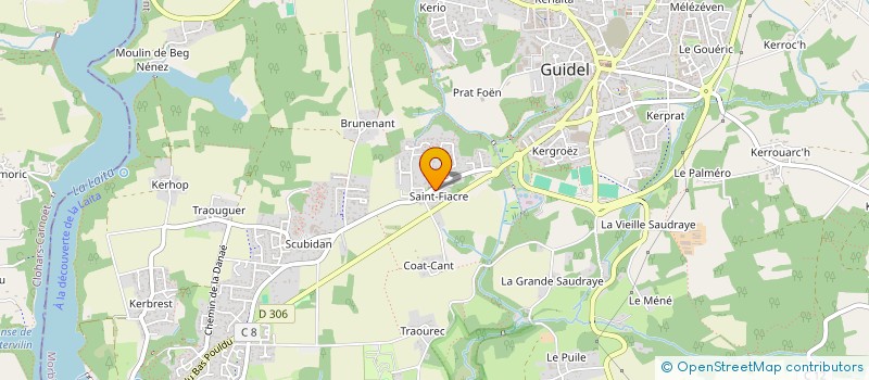 localisation de l'entreprise SCI SHLB  GUIDEL