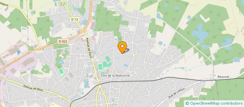 localisation de l'entreprise SCI SHLM  ROMORANTIN-LANTHENAY