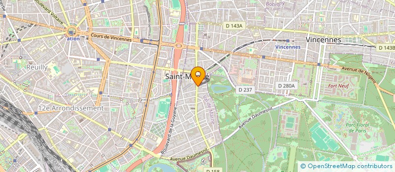localisation de l'entreprise SCI SHMIL  SAINT-MANDE