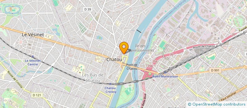 localisation de l'entreprise SCI SHODJAEE  CHATOU